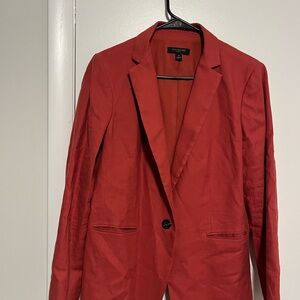 Ann Taylor Women's Rust Blazer Jacket